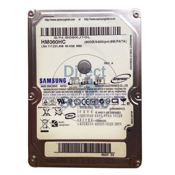 Samsung HM060HC - 60GB 5.4K 2.5Inch PATA 8MB Cache Hard Drive