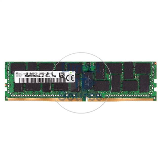 Hynix HMAA8GL7MMR4N-VJ - 64GB DDR4 PC4-21300 ECC Load Reduced 288-Pins Memory