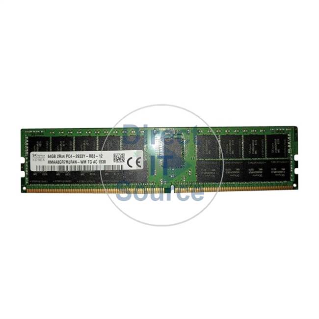 Hynix HMAA8GR7MJR4N-WMTG - 64GB DDR4 PC4-23400 ECC Registered 288-Pins Memory