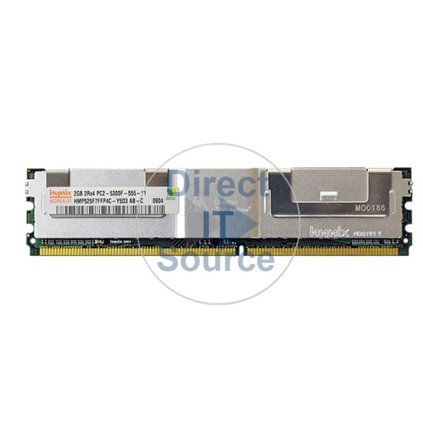 Hynix HMP525F7FFP4C-Y5D3 - 2GB DDR2 PC2-5300 ECC FULLY BUFFERED 240 Pins Memory