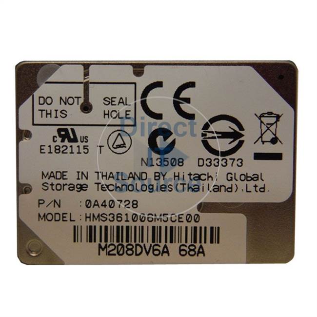 Hitachi HMS361006M5CE00 - 6GB 3600RPM ATA 1-Inch Hard Drive