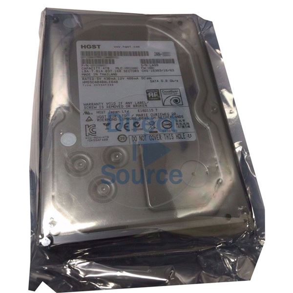 Hitachi HMS5C4040ALE640 - 4TB 5.7K SATA 6.0Gbps 3.5Inch 64MB Cache Hard Drive