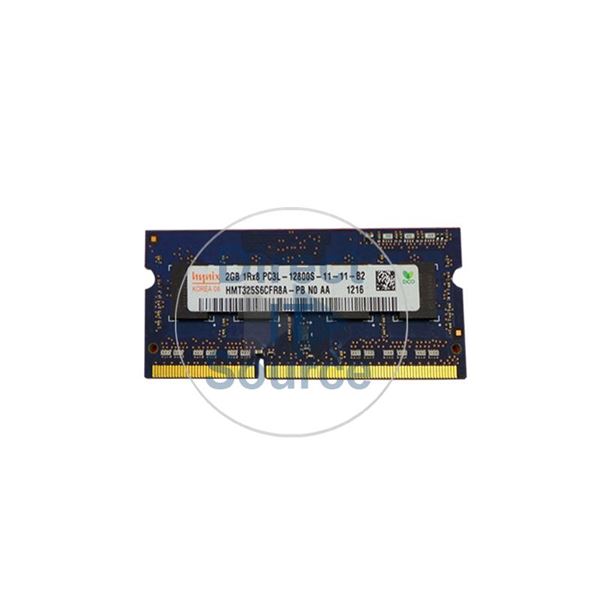 Hynix HMT325S6CFR8A-PBN0 - 2GB DDR3 PC3-12800 Non-ECC Unbuffered 204-Pins Memory