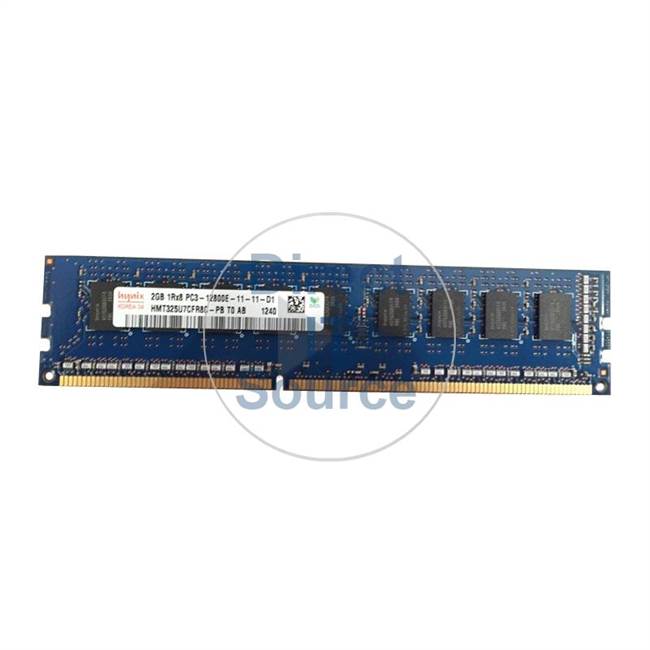 Hynix HMT325U7BFR8C-PB - 2GB DDR3 PC3-12800 ECC Unbuffered 240-Pins Memory