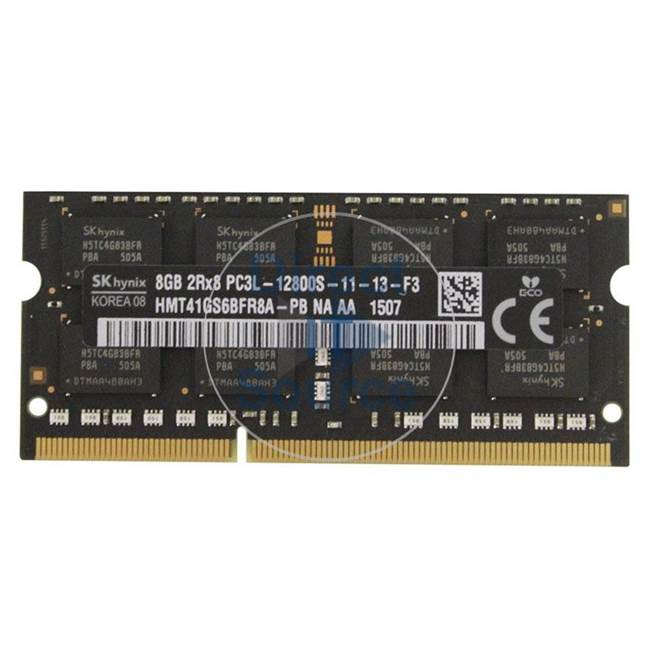 Hynix HMT41GS6BFR8A-PBNA - 8GB DDR3 PC3-12800 Non-ECC Unbuffered 204-Pins Memory
