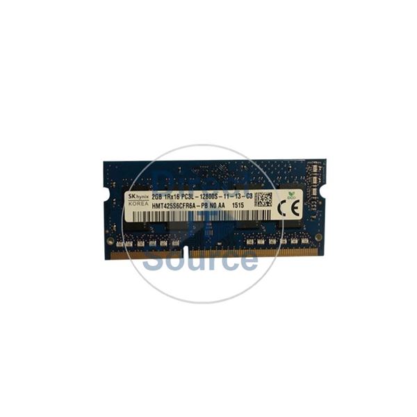Hynix HMT425S6CFR6A-PB - 2GB DDR3 PC3-12800 Non-ECC Unbuffered 204-Pins Memory
