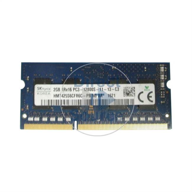 Hynix HMT425S6CFR6C-PB - 2GB DDR3 PC3-12800 Non-ECC Unbuffered 204-Pins Memory