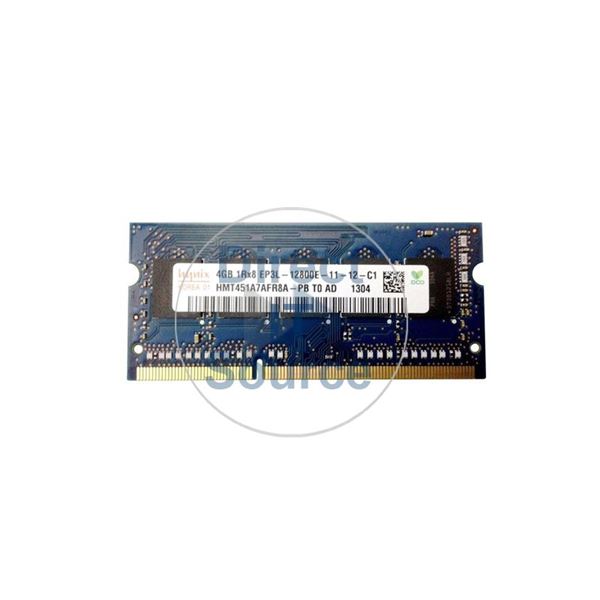HYNIX HMT451A7AFR8A-PB - 4GB DDR3 PC3-12800 ECC Unbuffered 204-Pins Memory