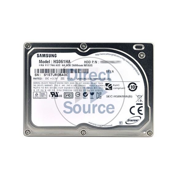 Samsung HS061HA - 60GB 3.6K 1.8Inch PATA 2MB Cache Hard Drive