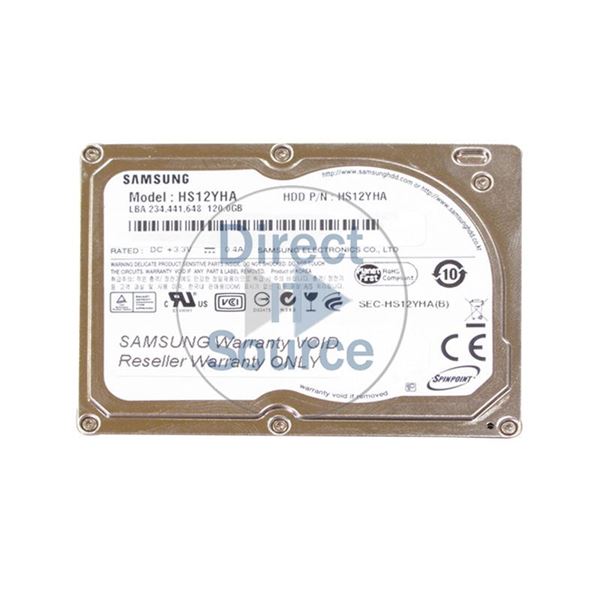 Samsung HS12YHA - 120GB 3.6K 1.8Inch PATA 8MB Cache Hard Drive