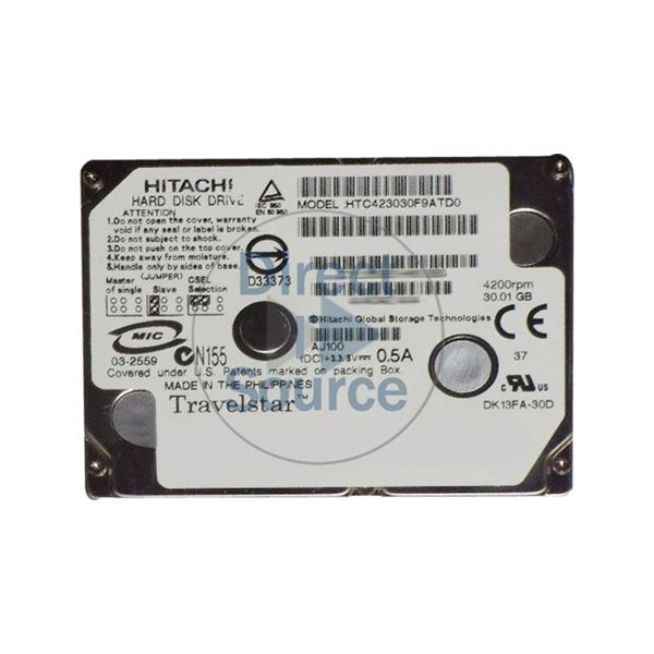 Hitachi HTC423030F9ATD0 - 30.01GB 4.2K IDE 1.8Inch Hard Drive