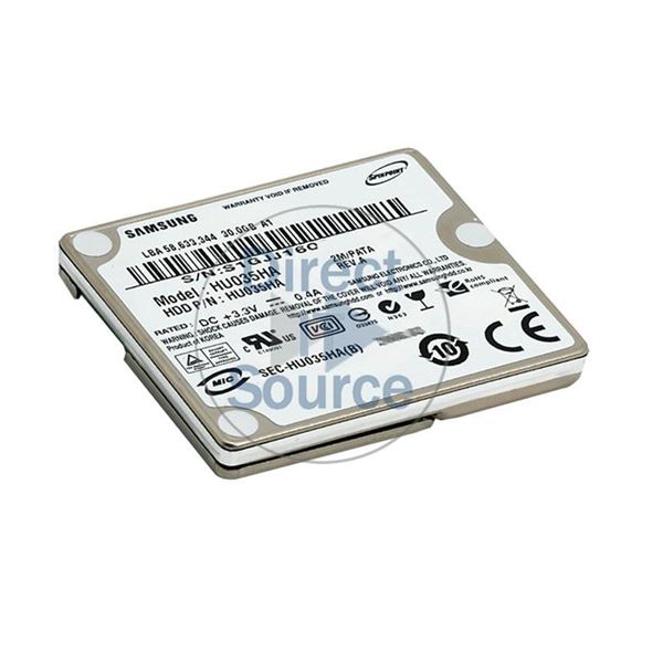 Samsung HU035HA - 30GB 3.6K 1.8Inch PATA 2MB Cache Hard Drive