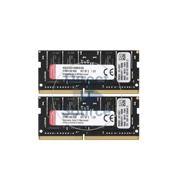 Kingston HX424S14IBK2/32 - 32GB 2x16GB DDR4 PC4-19200 260-Pins Memory