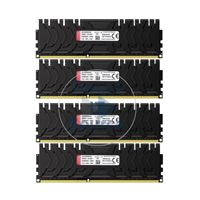 Kingston HX432C16PB3K4/32 - 32GB 4x8GB DDR4 PC4-25600 288-Pins Memory