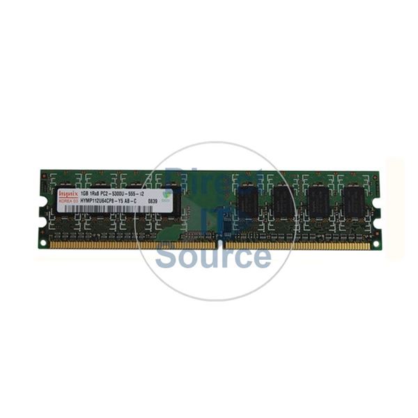 Hynix HYMP112U64CP8-Y5 - 1GB DDR2 PC2-5300 NON-ECC UNBUFFERED 240 Pins Memory