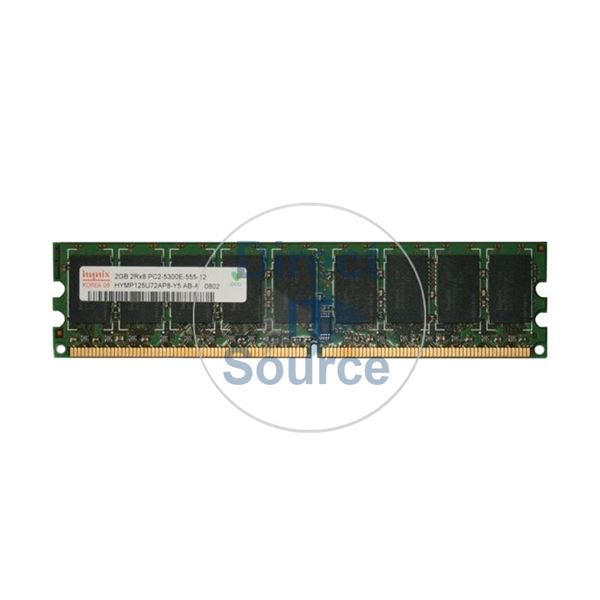 Hynix HYMP125U72AP8-Y5 - 2GB DDR2 PC2-5300 ECC UNBUFFERED 240 Pins Memory