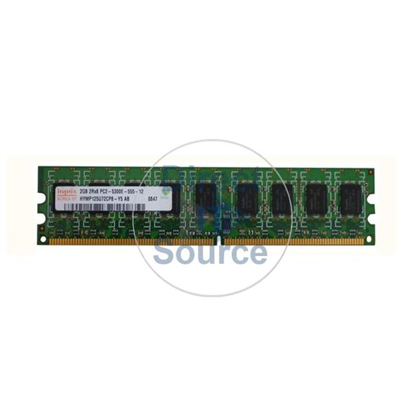 Hynix HYMP125U72CP8-Y5 - 2GB DDR2 PC2-5300 ECC UNBUFFERED 240 Pins Memory