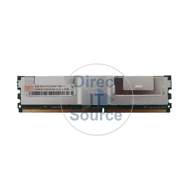 Hynix HYMP351F72AMP4N3-Y5 - 4GB DDR2 PC2-5300 ECC FULLY BUFFERED 240 Pins Memory