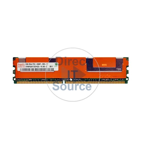 Hynix HYMP525F72CP4D3-Y5 - 2GB DDR2 PC2-5300 ECC FULLY BUFFERED 240 Pins Memory