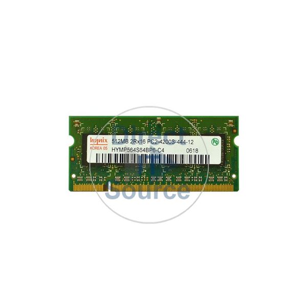Hynix HYMP564S64BP6-C4 - 512MB DDR2 PC2-4200 Non-ECC Unbuffered 200-Pins Memory
