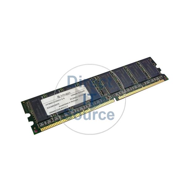 Infineon HYS64D32300GU-5-B - 256MB DDR PC-3200 Non-ECC Unbuffered 184-Pins Memory