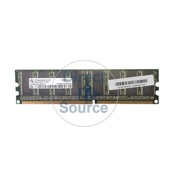 Infineon HYS64D64300HU-5-B - 512MB DDR PC-3200 Non-ECC Unbuffered 184-Pins Memory