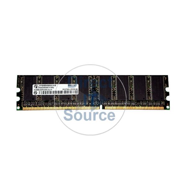 Infineon HYS64D64300HU-6-B - 512MB DDR PC-2700 Non-ECC Unbuffered Memory