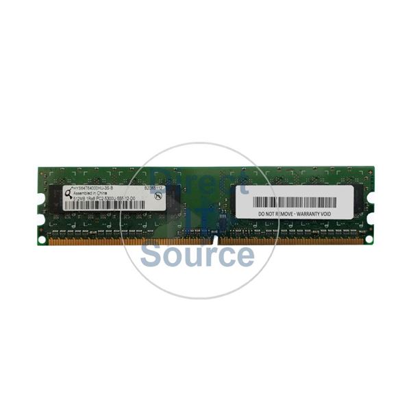 Infineon HYS64T6400HU-3S-B - 512MB DDR2 PC2-5300 Non-ECC Unbuffered 240-Pins Memory