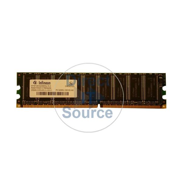 Infineon HYS72D32300HU-5-C - 256MB DDR PC-3200 ECC Unbuffered 184-Pins Memory