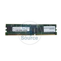 Infineon HYS72D64301HBR-6-C - 512MB DDR PC-2700 ECC Registered 184-Pins Memory