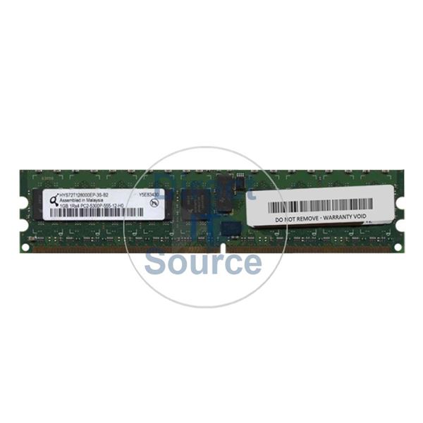 Infineon HYS72T128000HRA-5-A - 1GB DDR2 PC2-3200 ECC Registered 240-Pins Memory