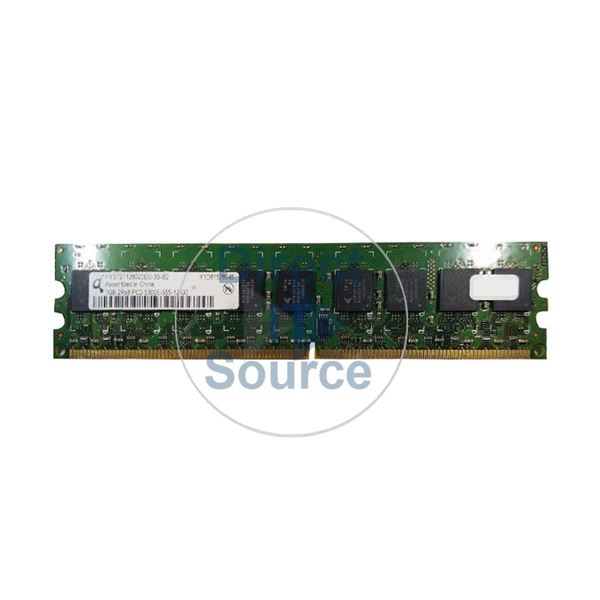 Infineon HYS72T128020EU-3S-B2 - 1GB DDR2 PC2-5300 ECC Unbuffered 240-Pins Memory