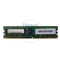 Qimonda HYS72T64000EU-25F-B2 - 512MB DDR2 PC2-6400 ECC Unbuffered 240-Pins Memory