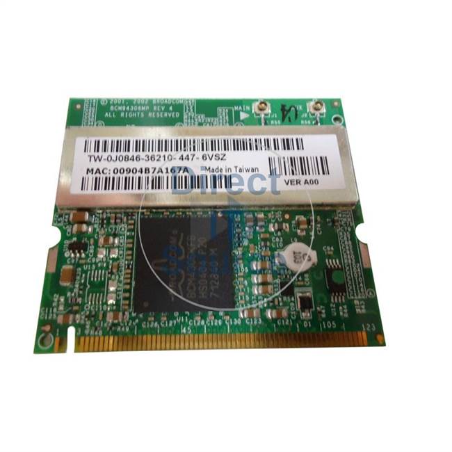 Dell J0846 - 802.11B-G Mini PCI Wireless Board