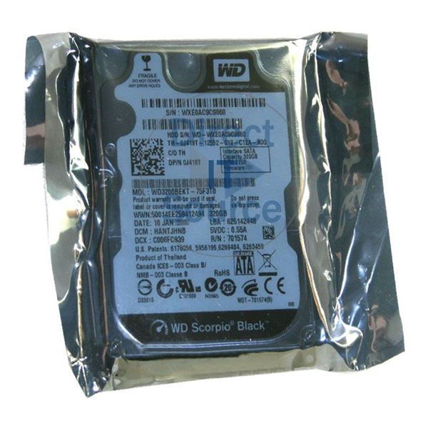 Dell J418T - 320GB 7.2K SATA 2.5" Hard Drive