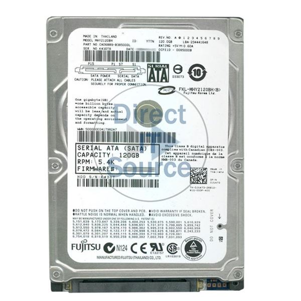 Dell JU473 - 120GB 5.4K SATA 2.5" 8MB Cache Hard Drive