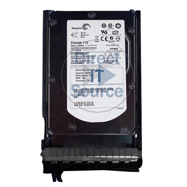 Dell JW552 - 300GB 10K SAS 3.0Gbps 3.5" 16MB Cache Hard Drive