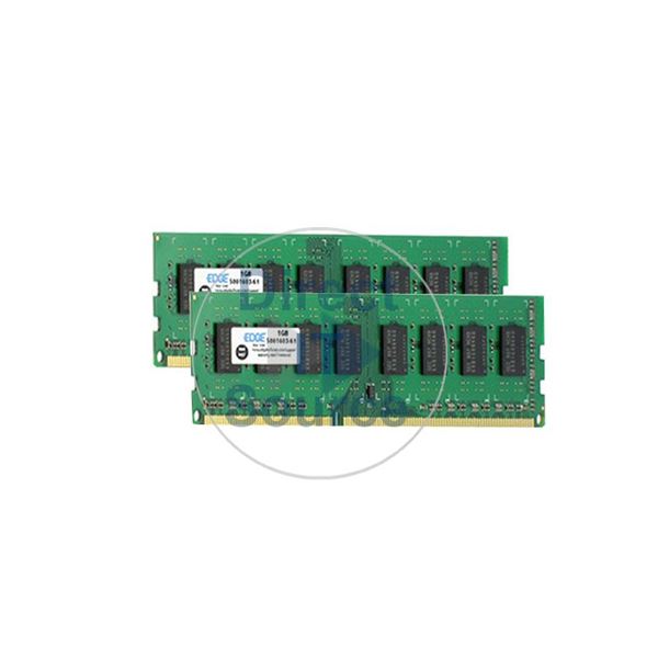 Edge K5240-217594-PE - 1GB 2x512MB DDR3 PC3-10600 Non-ECC Unbuffered 240-Pins Memory