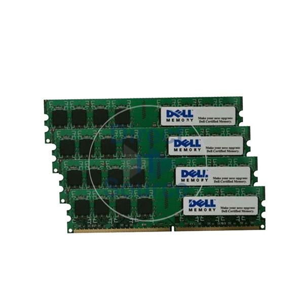 Dell K7173 - 4GB 4x1GB DDR2 PC2-3000 Non-ECC Unbuffered Memory