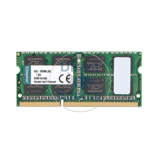 Kingston KAC-MEMKL/8G - 8GB DDR3 PC3-12800 Non-ECC Unbuffered 204-Pins Memory