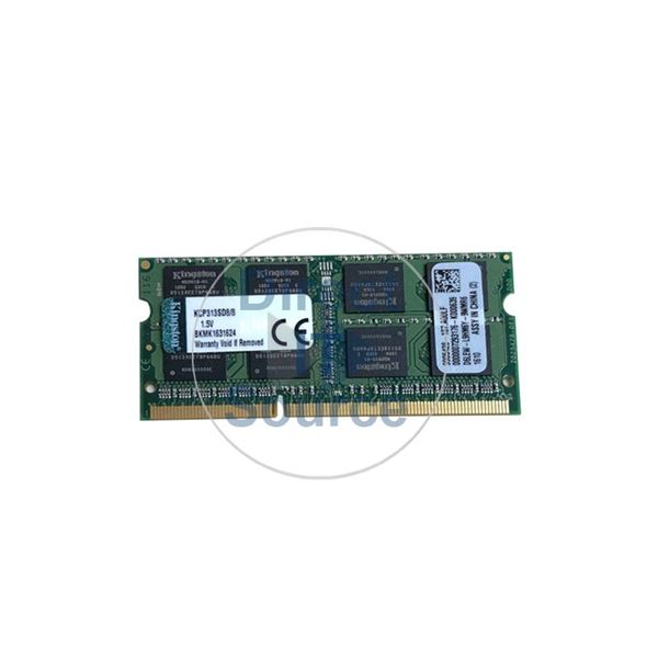 Kingston KCP313SD8/8 - 8GB DDR3 PC3-10600 Non-ECC Unbuffered 204-Pins Memory