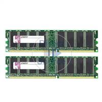 Kingston KFJ-E600/512 - 512MB 2x256MB DDR PC-3200 Non-ECC Unbuffered 184-Pins Memory