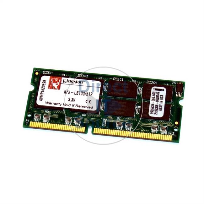 Kingston KFJ-LB133/512 - 512MB SDRAM PC-133 Non-ECC Unbuffered 144-Pins Memory