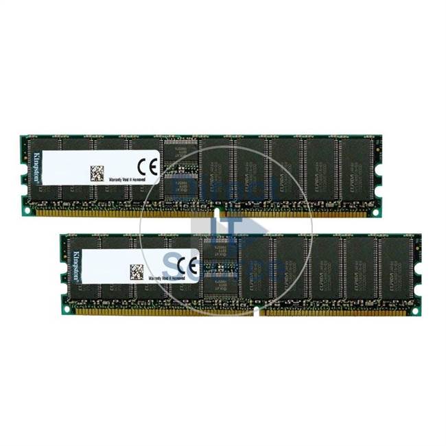 Kingston KFJ-PRF250/1G - 1GB 2x512MB DDR PC-1600 ECC Registered 184-Pins Memory