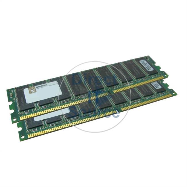 Kingston KFJ-R610/1G - 1GB 2x512MB DDR PC-2100 ECC Unbuffered 184-Pins Memory