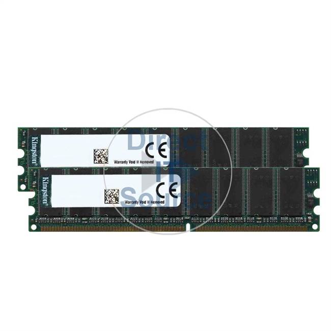 Kingston KFJ-R610/2G - 2GB 2x1GB DDR PC-2100 ECC Unbuffered 184-Pins Memory