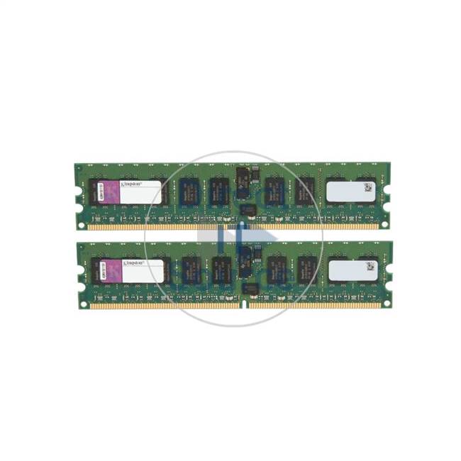 Kingston KFJ-RX200/2G - 2GB 2x1GB DDR2 PC2-3200 ECC Registered 240-Pins Memory