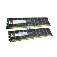 Kingston KFJ-TX200S2/1G - 1GB 2x512MB DDR PC-2700 ECC Registered 184-Pins Memory