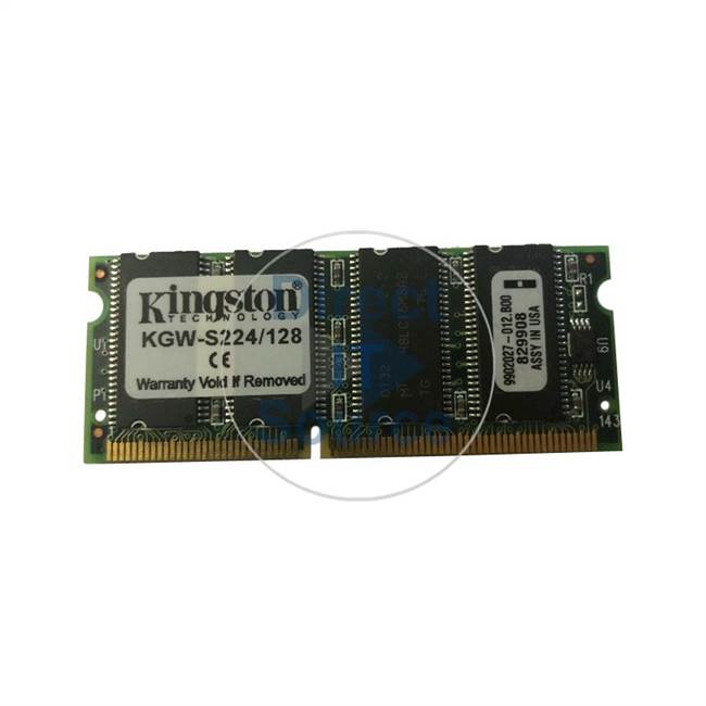 Kingston KGW-S224/128 - 128MB SDRAM PC-66 Non-ECC Unbuffered 144-Pins Memory