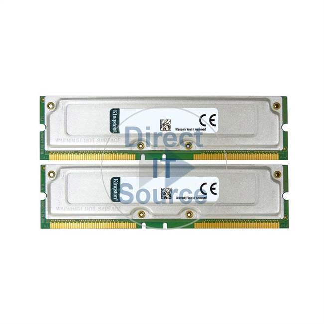 Kingston KGW800E2/1024 - 1GB 2x512MB RDRAM PC-800 ECC 184-Pins Memory